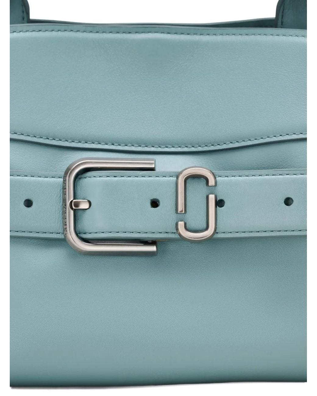 Marc Jacobs Blue The Satchel Small Leather Handbag