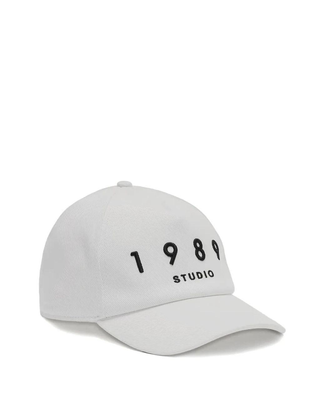 1989 STUDIO White Cotton Baseball Cap