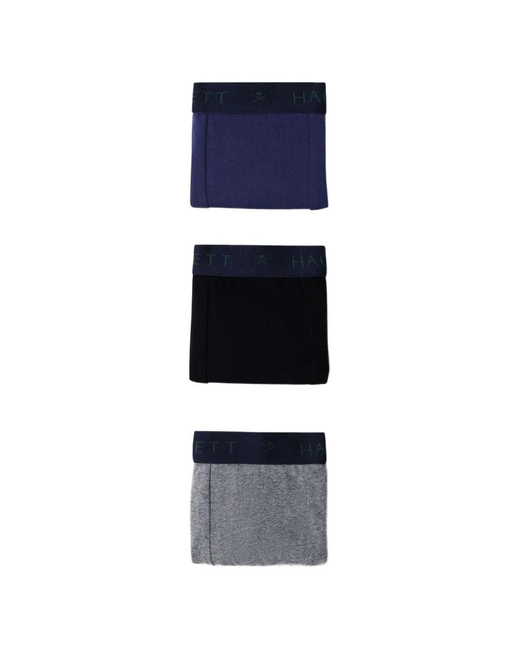 Hackett Blue Logo-Waistband Boxers (Set Of Three) for men