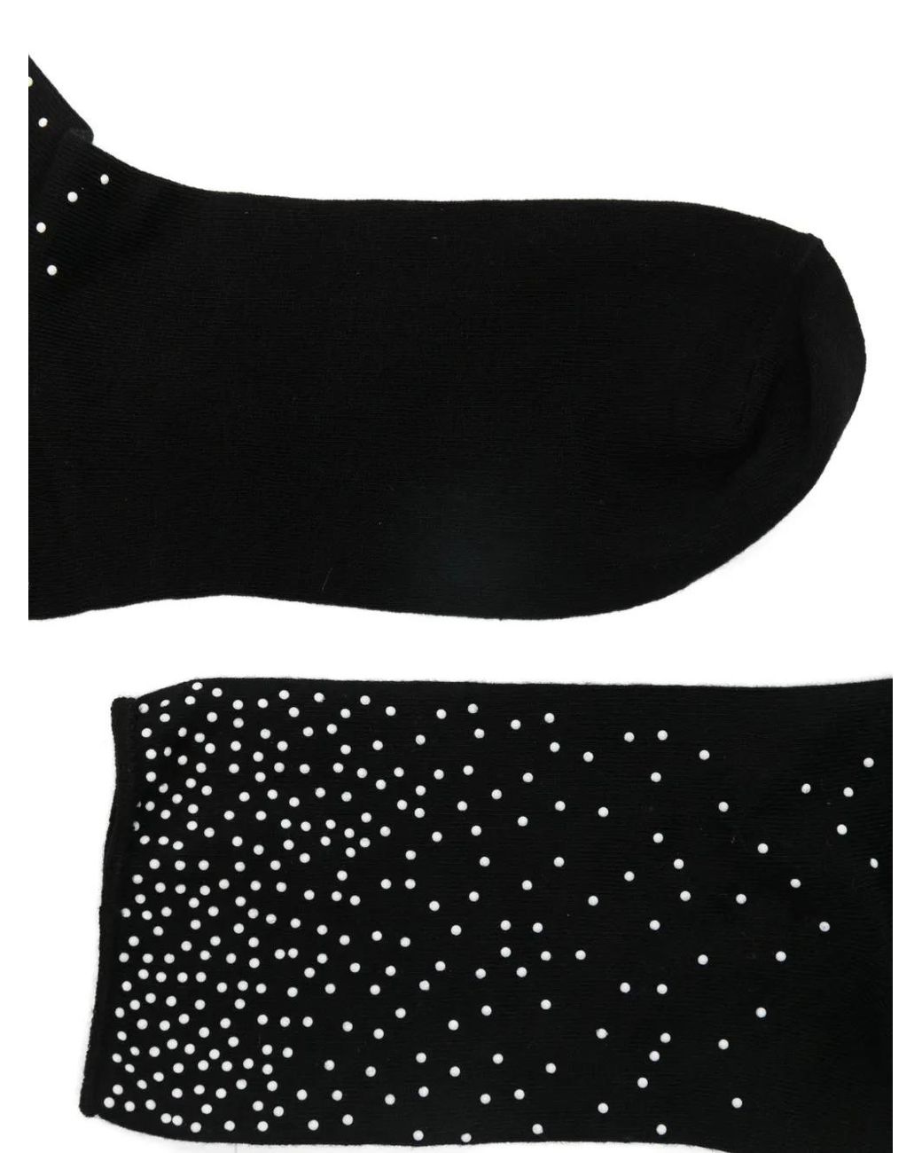 Alto Milano Black Spot Patterned Socks