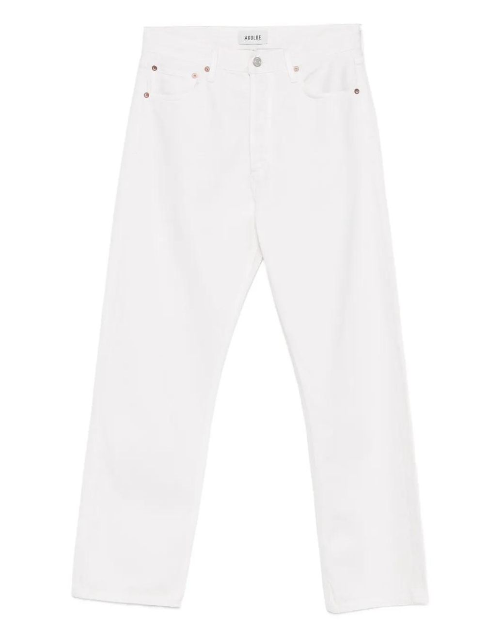 Vaqueros Con Cinco Bolsillos Agolde de color White