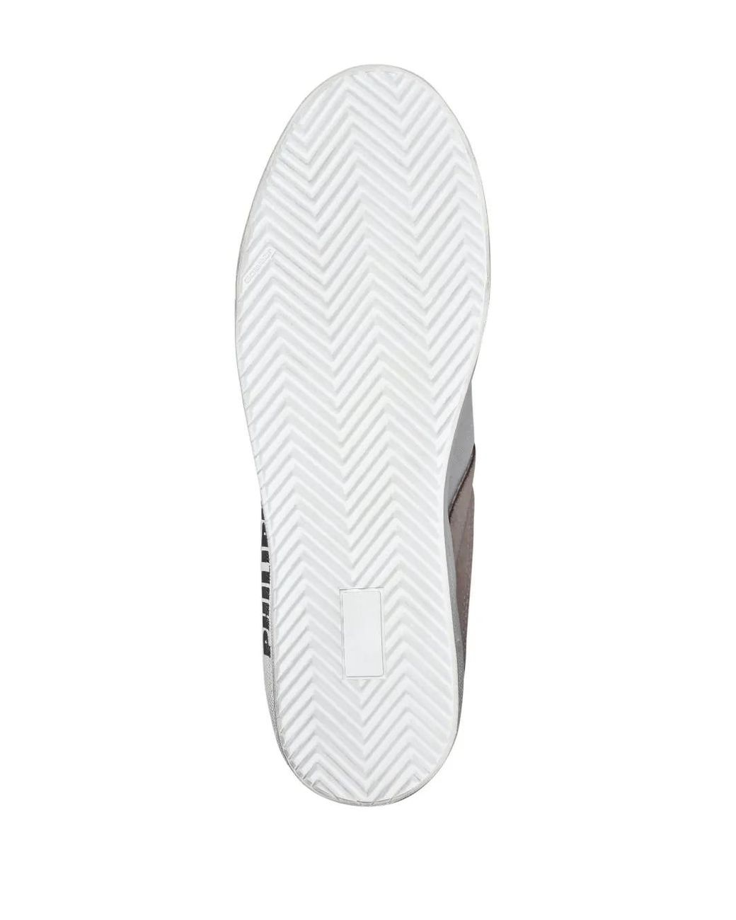Philipp Plein White Retrokickz Tm Leather Sneakers