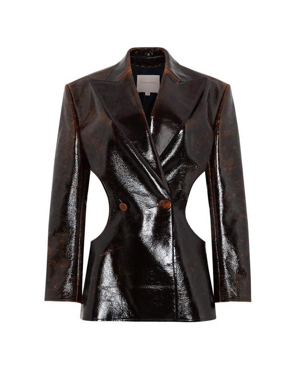 Roksanda Black Aamina Cut-Out Jacket
