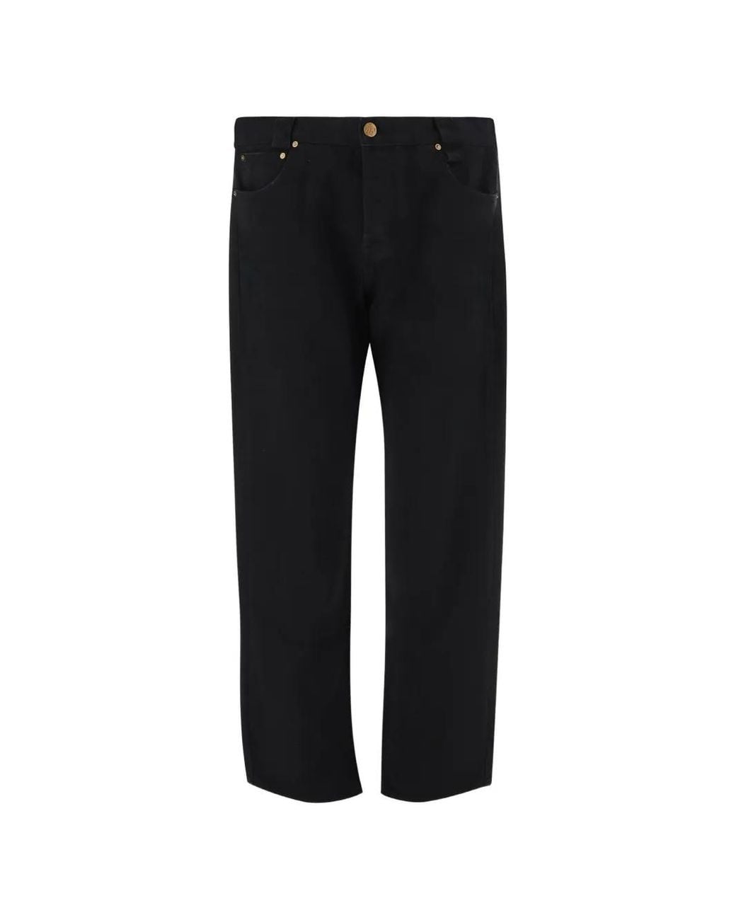Willy Chavarria Black Distressed-Effect Logo-Patch Jeans for men
