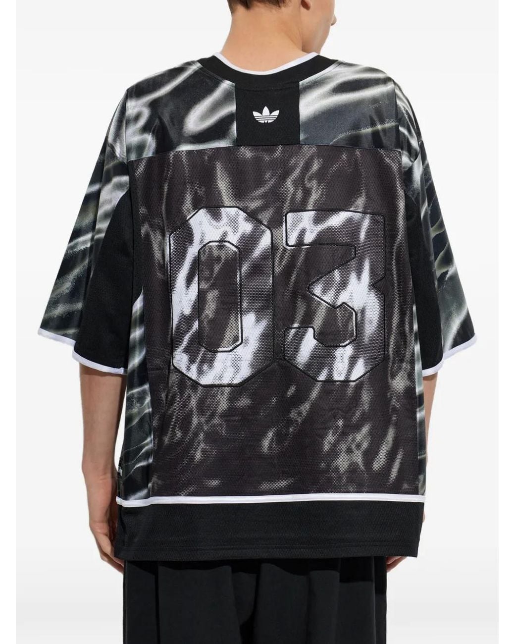 Adidas Black Adilenium 6 Jersey T-Shirt for men