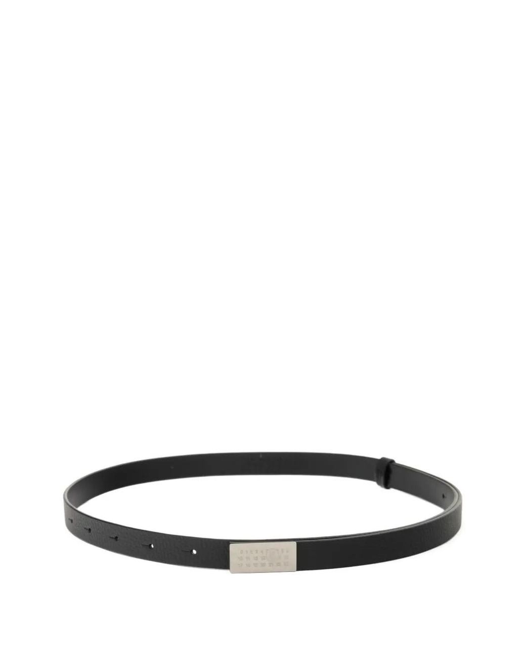 MM6 by Maison Margiela White Mini Numeric Belt