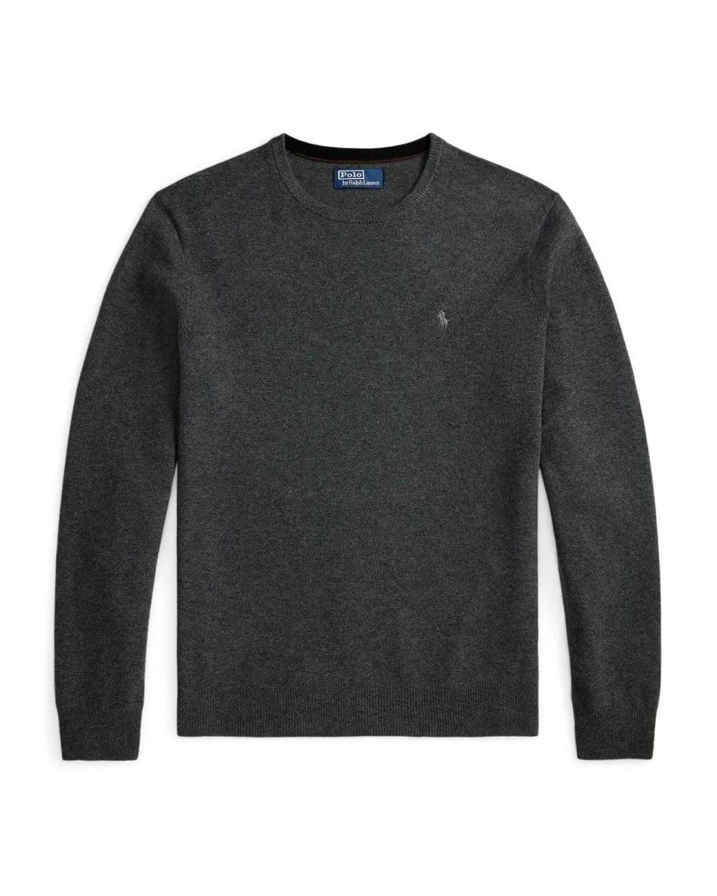 Ralph Lauren Black Classic Wool Sweater for men