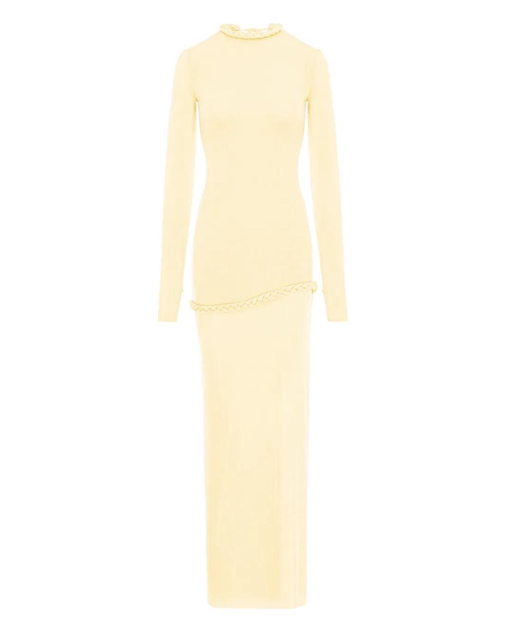 MANURI White Nora Braided-Detail Maxi Dress