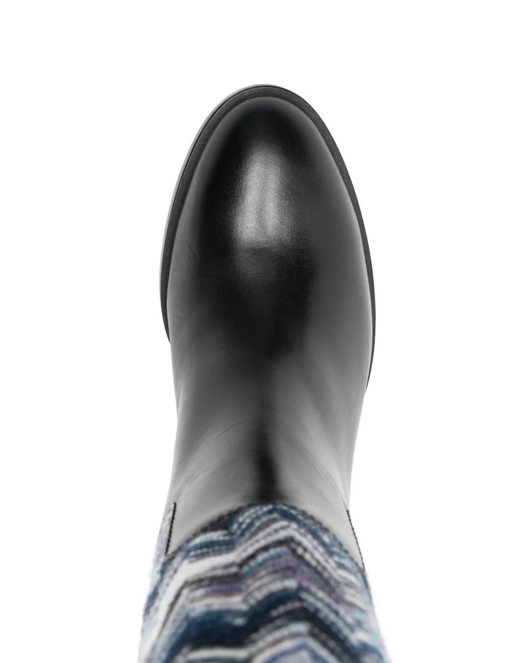 Missoni Black 75Mm Sophie Zigzag Boots