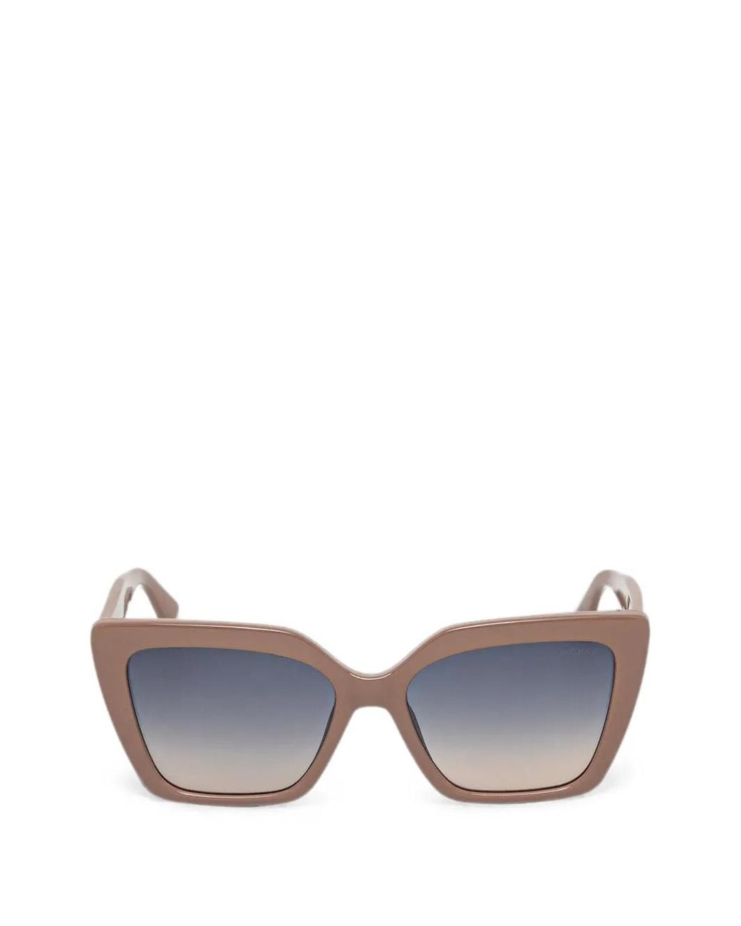GUESS EYEWEAR Gray Crystal-Embellished Square-Frame Sunglasses