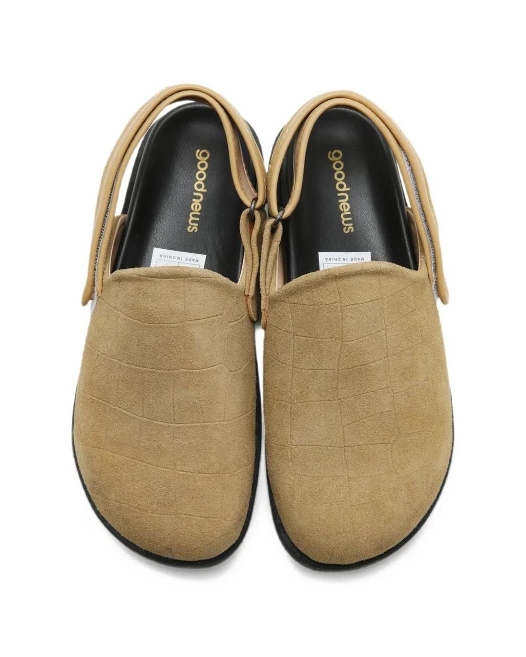 Goodnews Multicolor Croc-Effect Slingback Mules