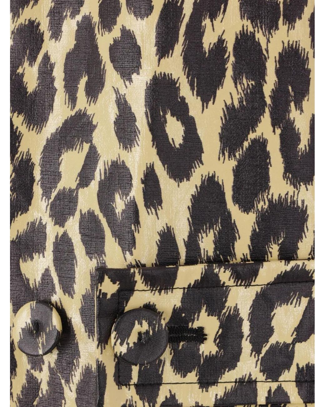 Chaqueta Con Motivo De Leopardo Jil Sander de color Black