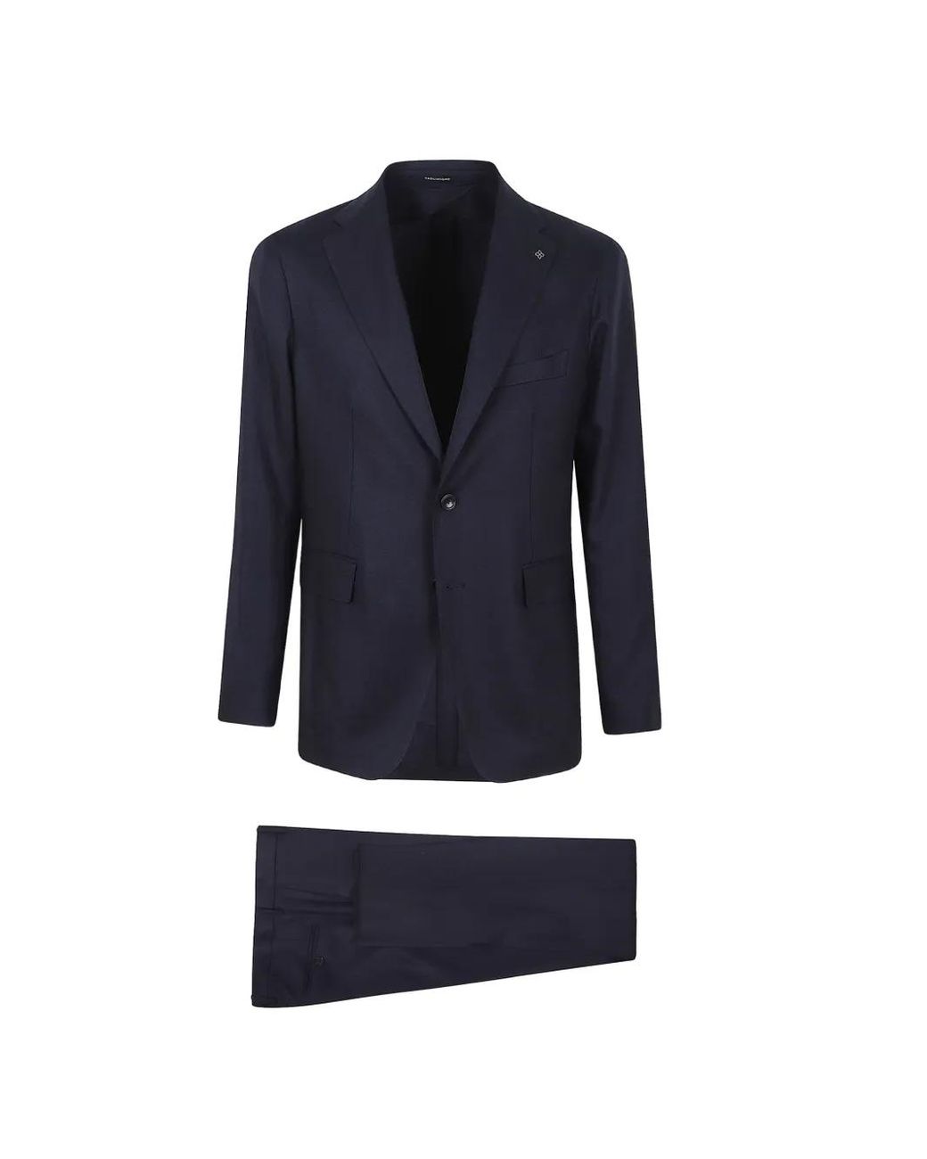Tagliatore Blue Linen Single-Breasted Suit for men
