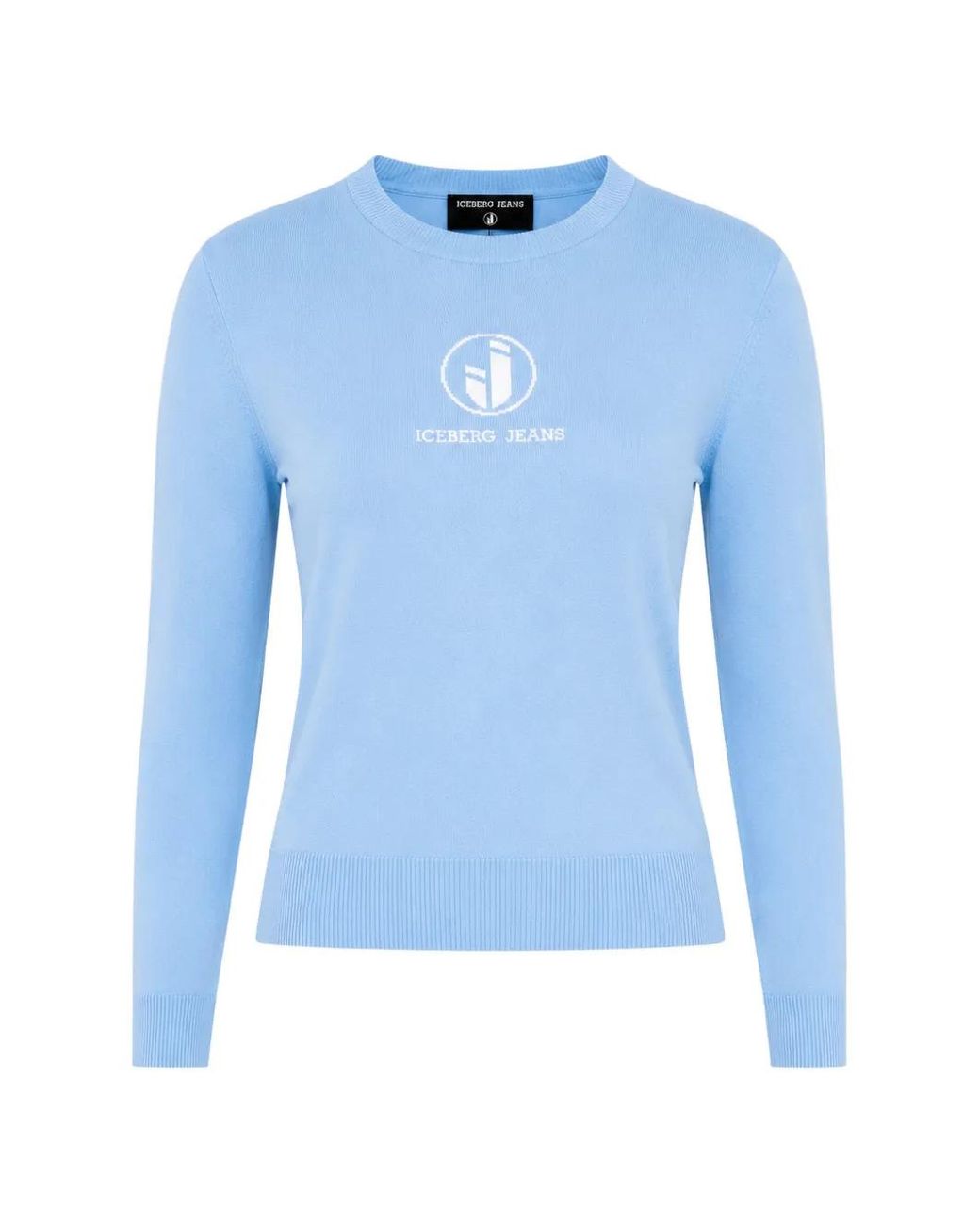 Iceberg Blue Pull À Logo Imprimé