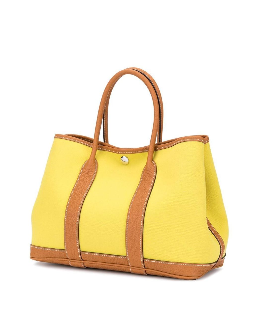Yellow Hermes Garden Party PM Tote Bag – Designer Revival