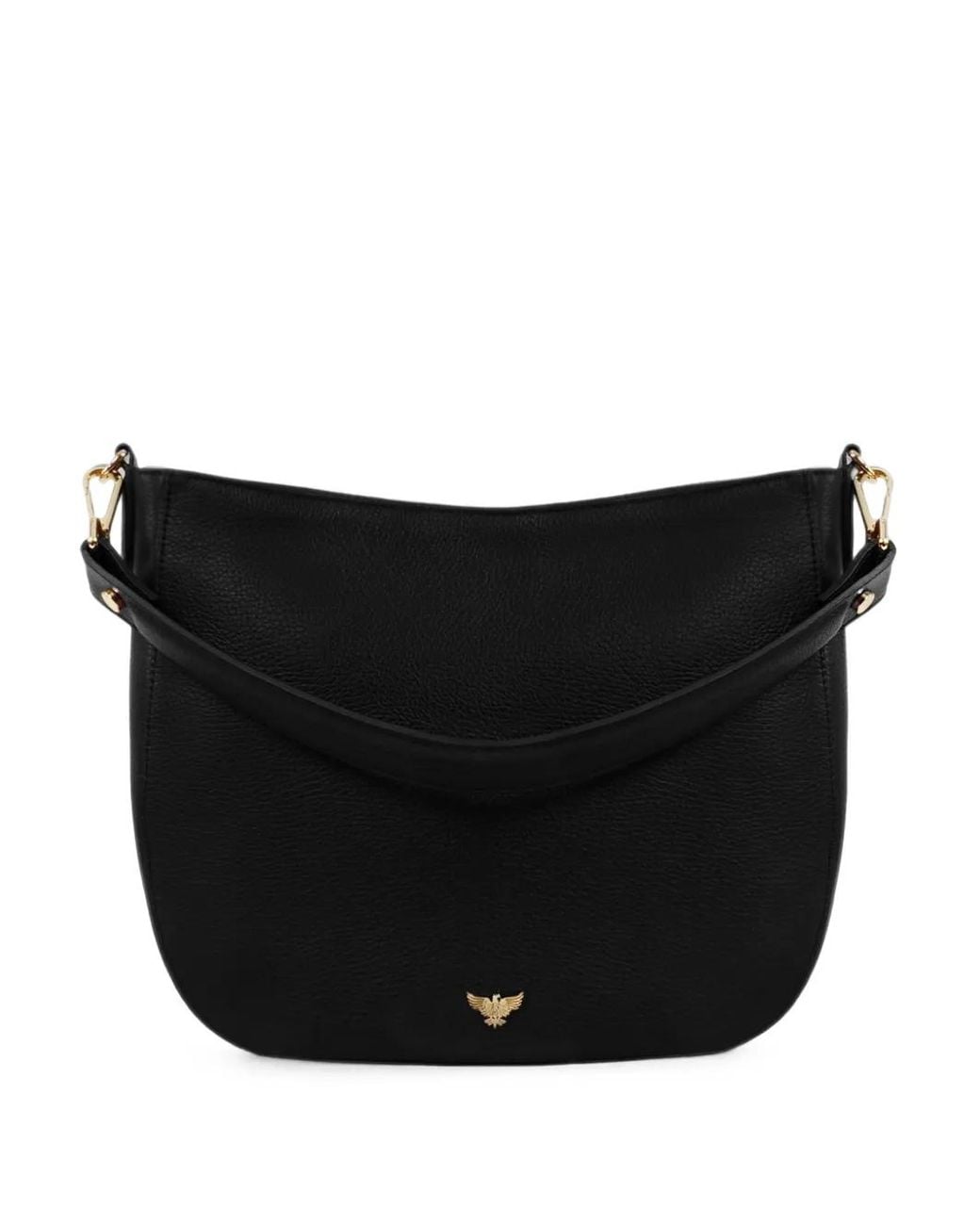 Apatchy London Black Rosie Leather Tote Bag