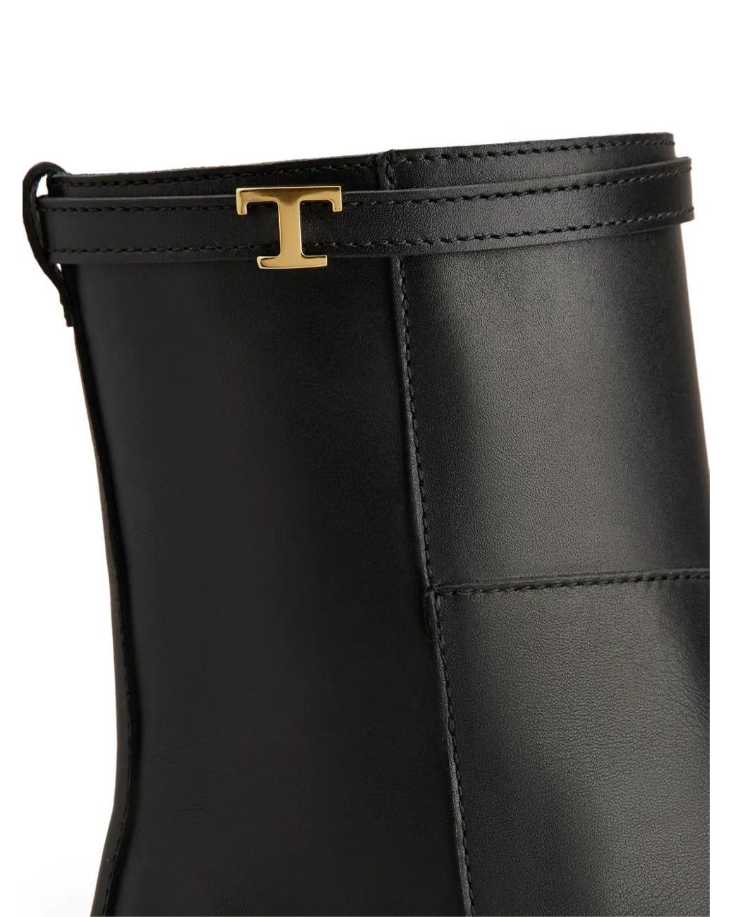 Tod's Black Leather Ankle Boots