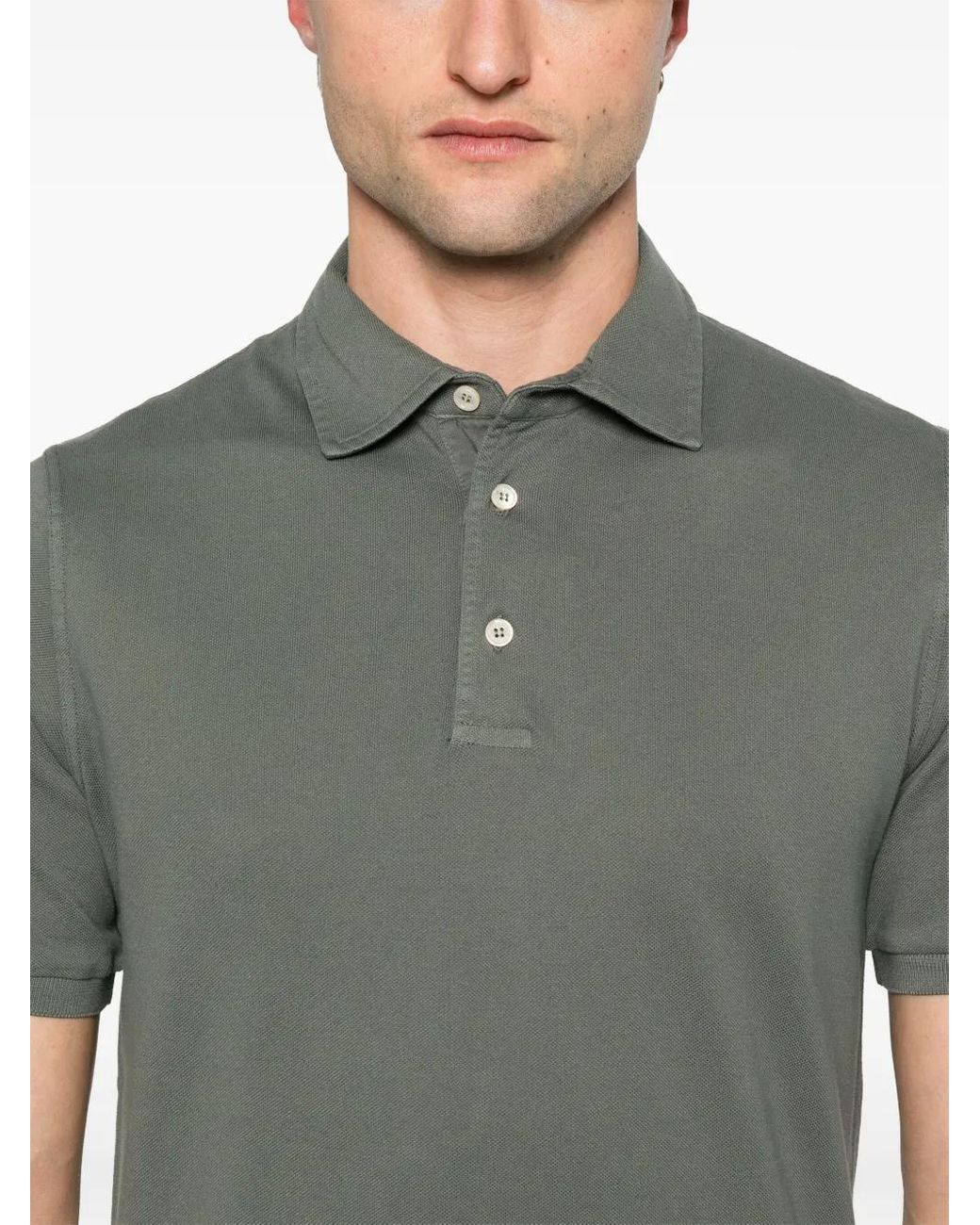 Fedeli Green North Polo Shirt for men