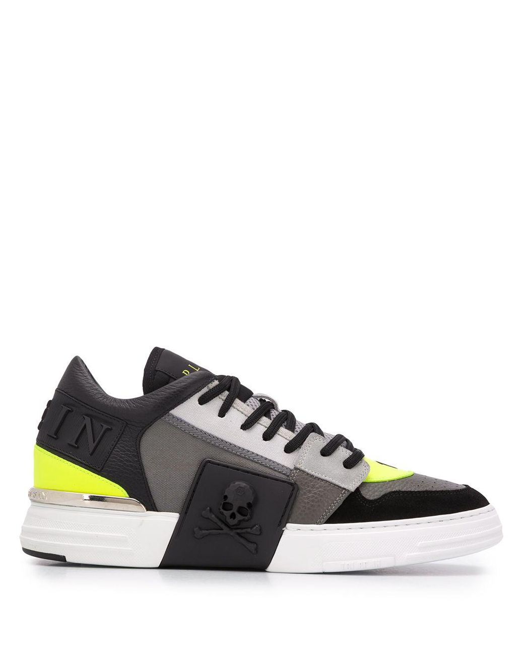 philipp plein yellow sneakers