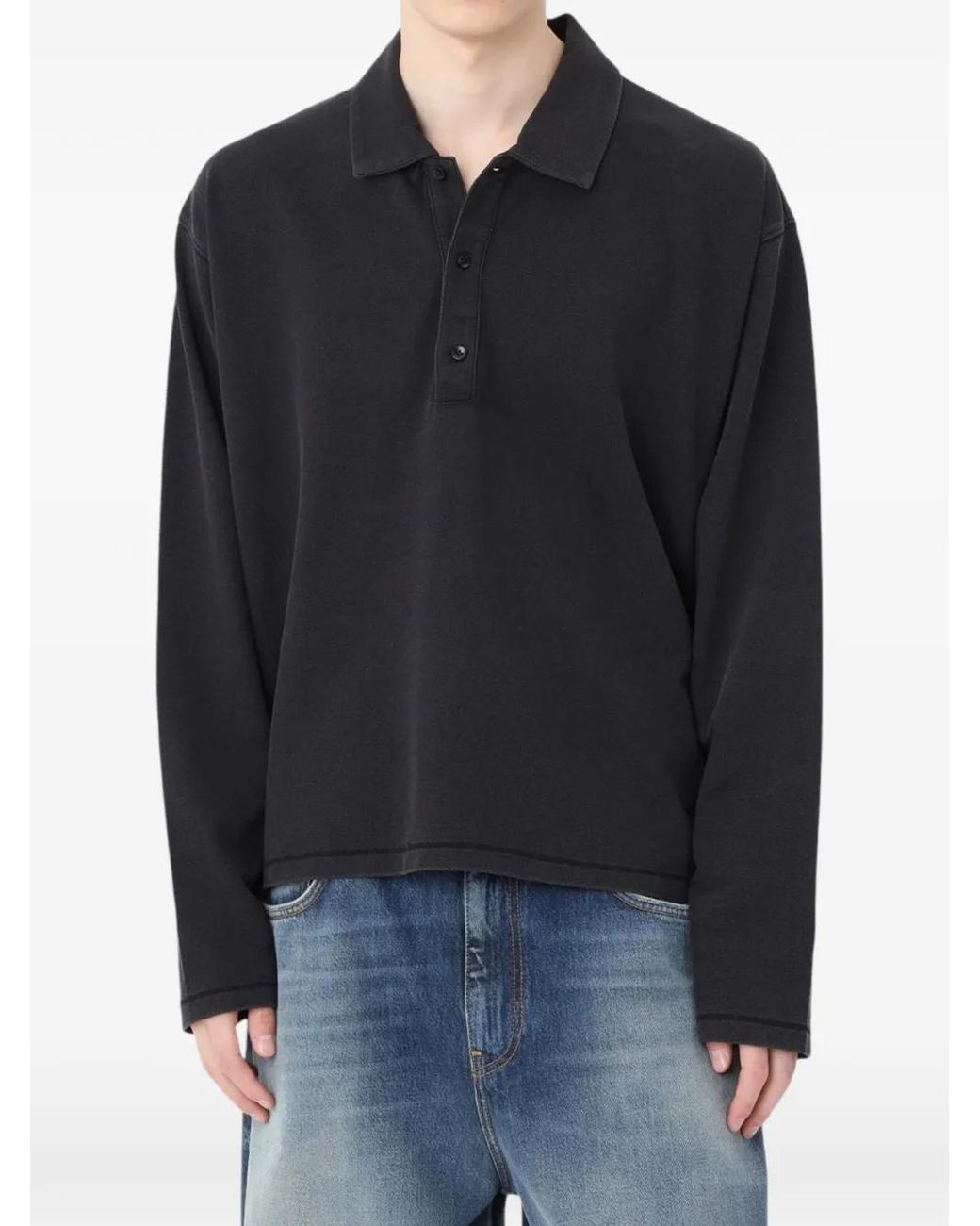 Won Hundred Black Theo Polo Shirt