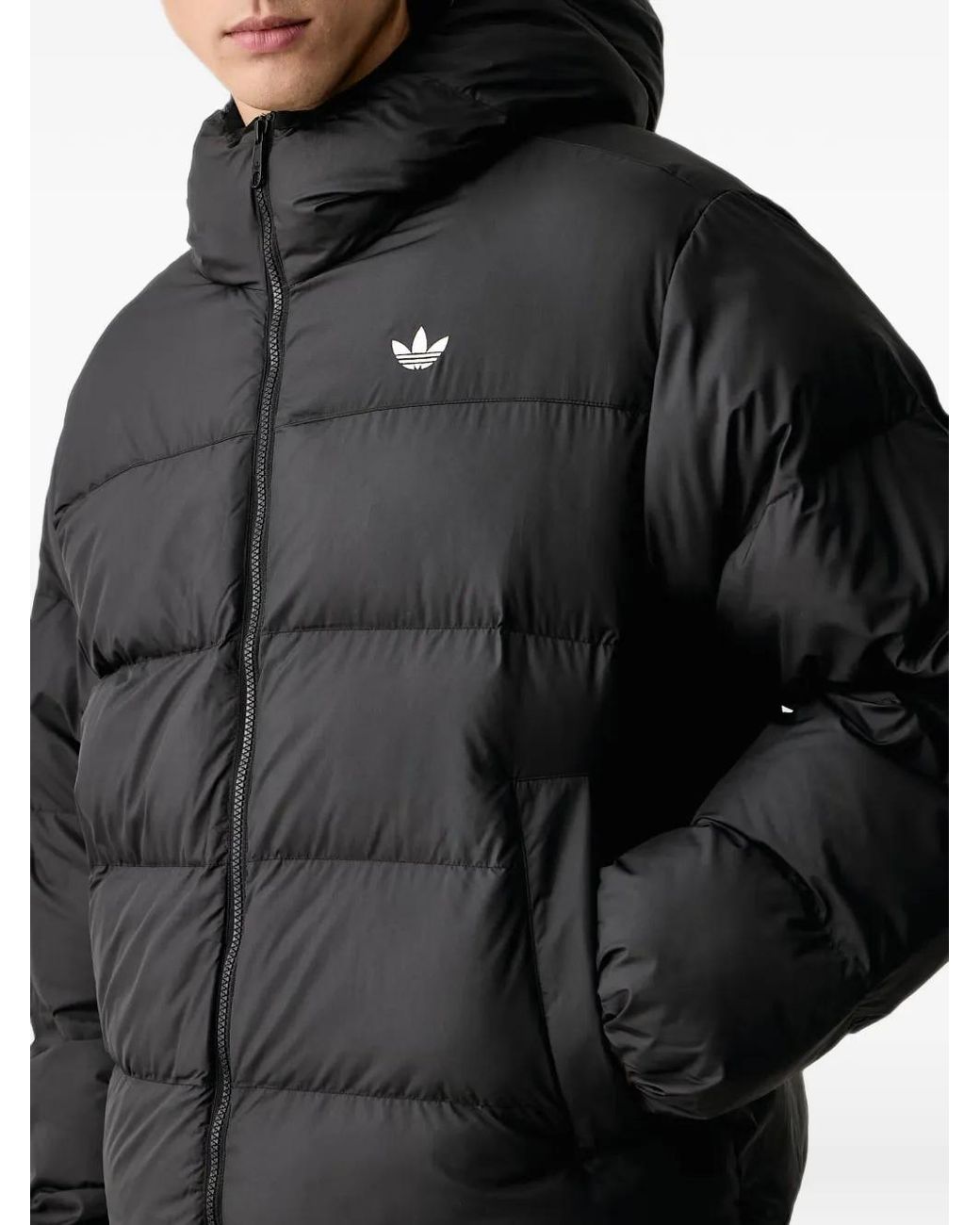 Adidas Black Doudoune Regen À Capuche for men