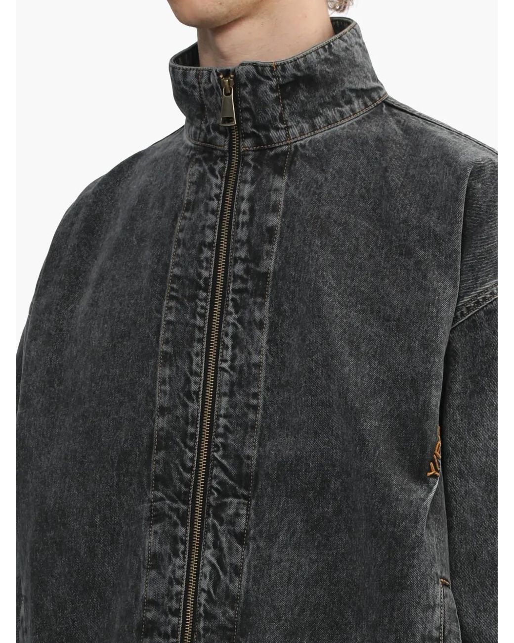 Y. Project Gray Zip-Up Jacket for men