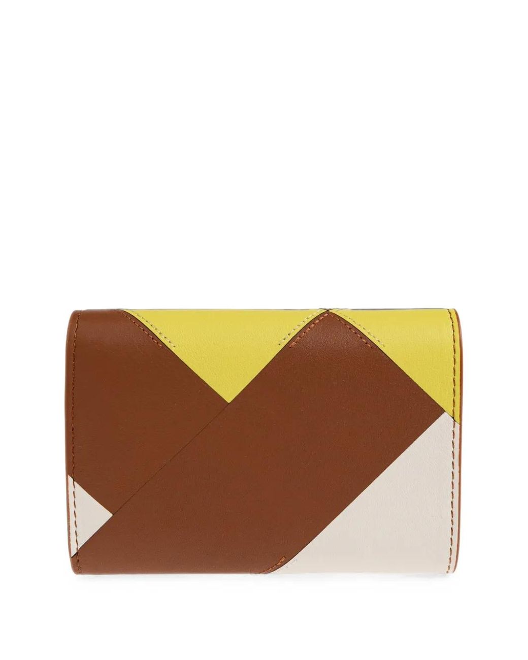 Loewe Brown Anagram Small Vertical Wallet
