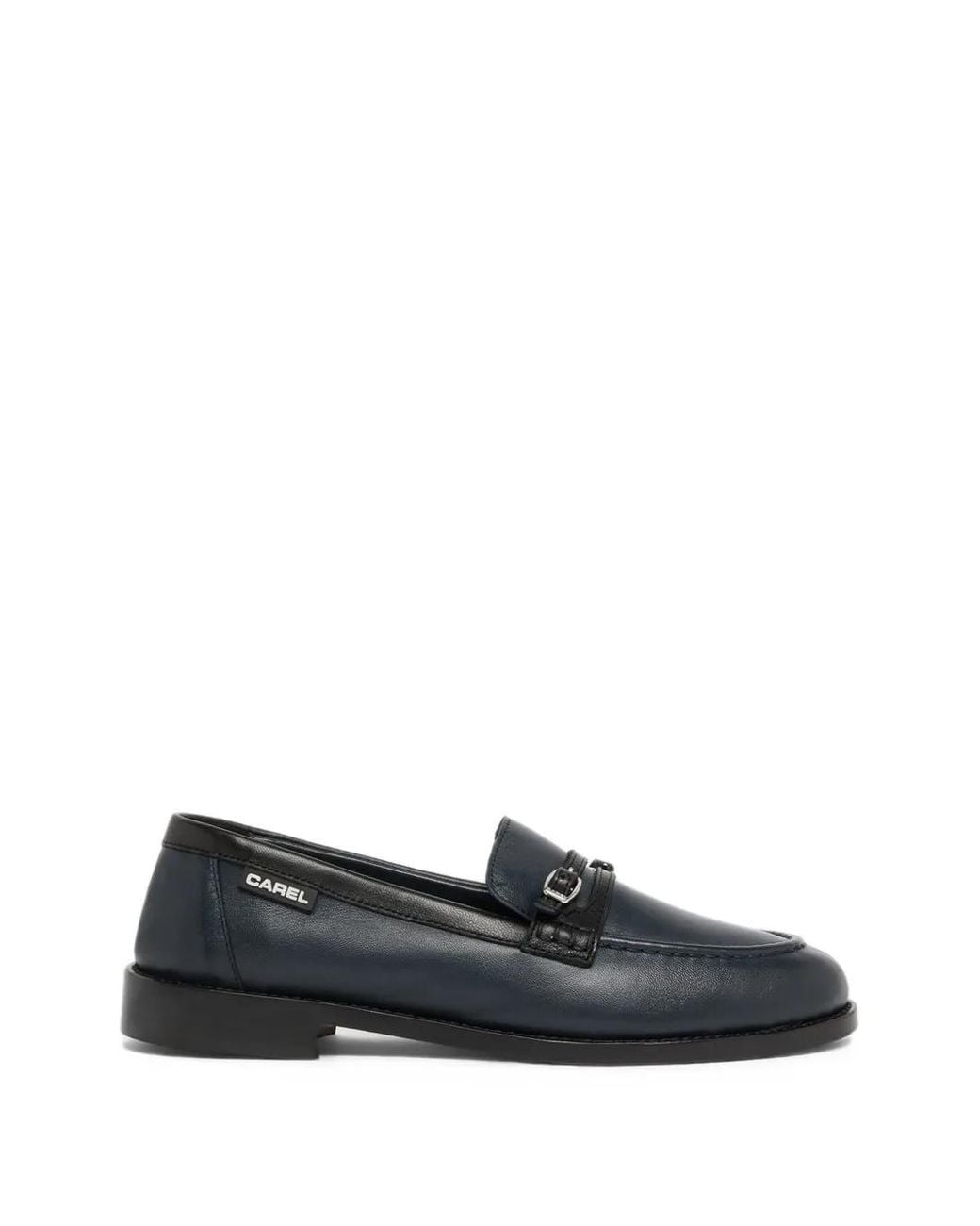 CAREL PARIS Blue Mocassins Gina À Boucle