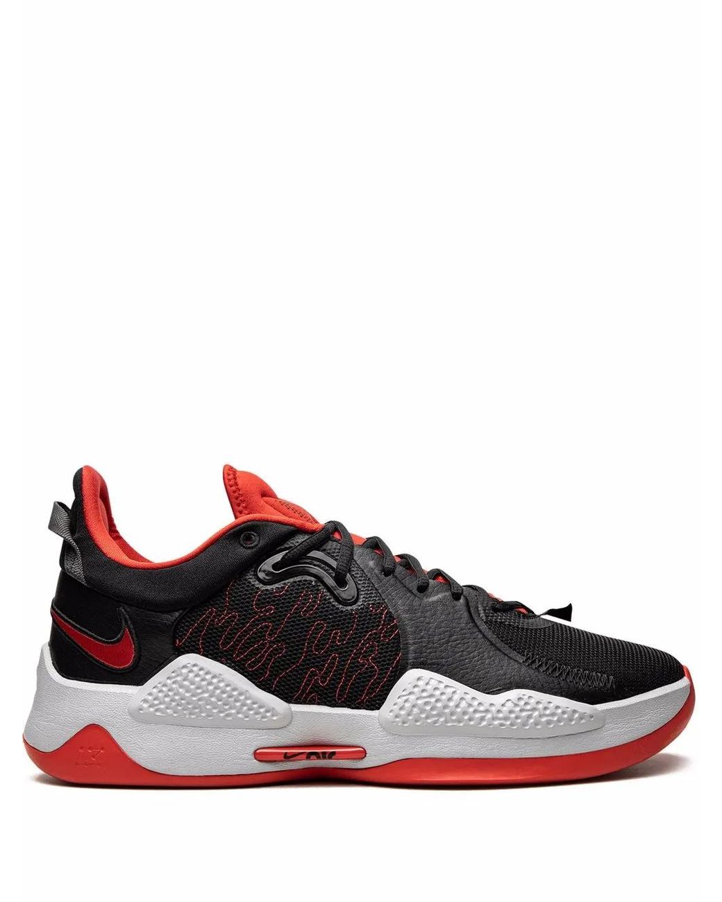 Nike Black Pg 5 Low-Top Sneakers