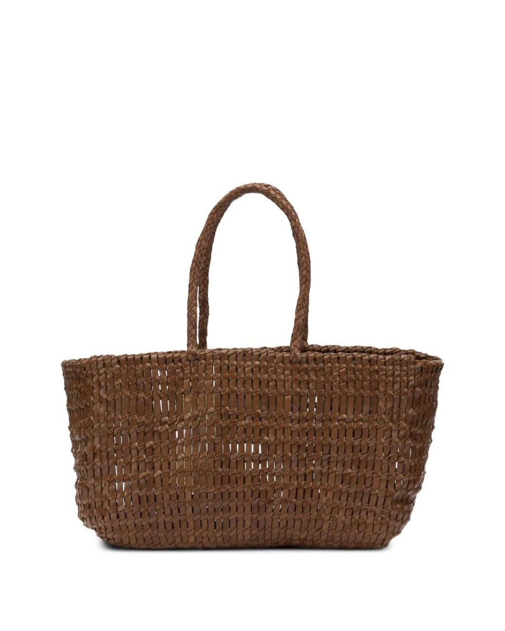 Dragon Diffusion Terrafino Woven Leather Tote Bag in Brown | Lyst UK