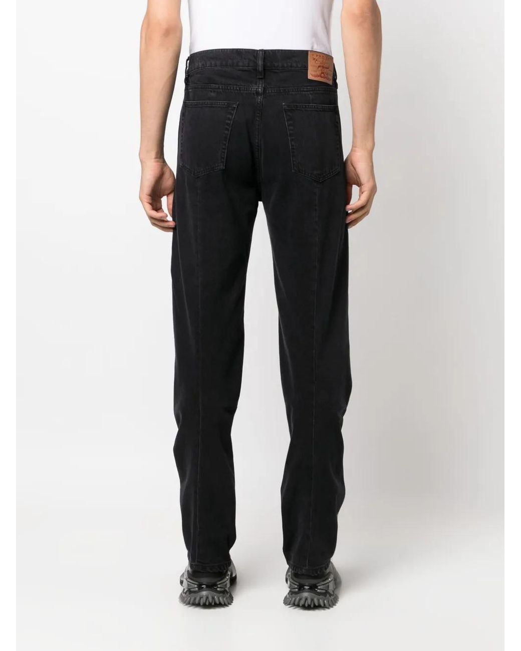 Y. Project Black Slim Banana Denim Jeans