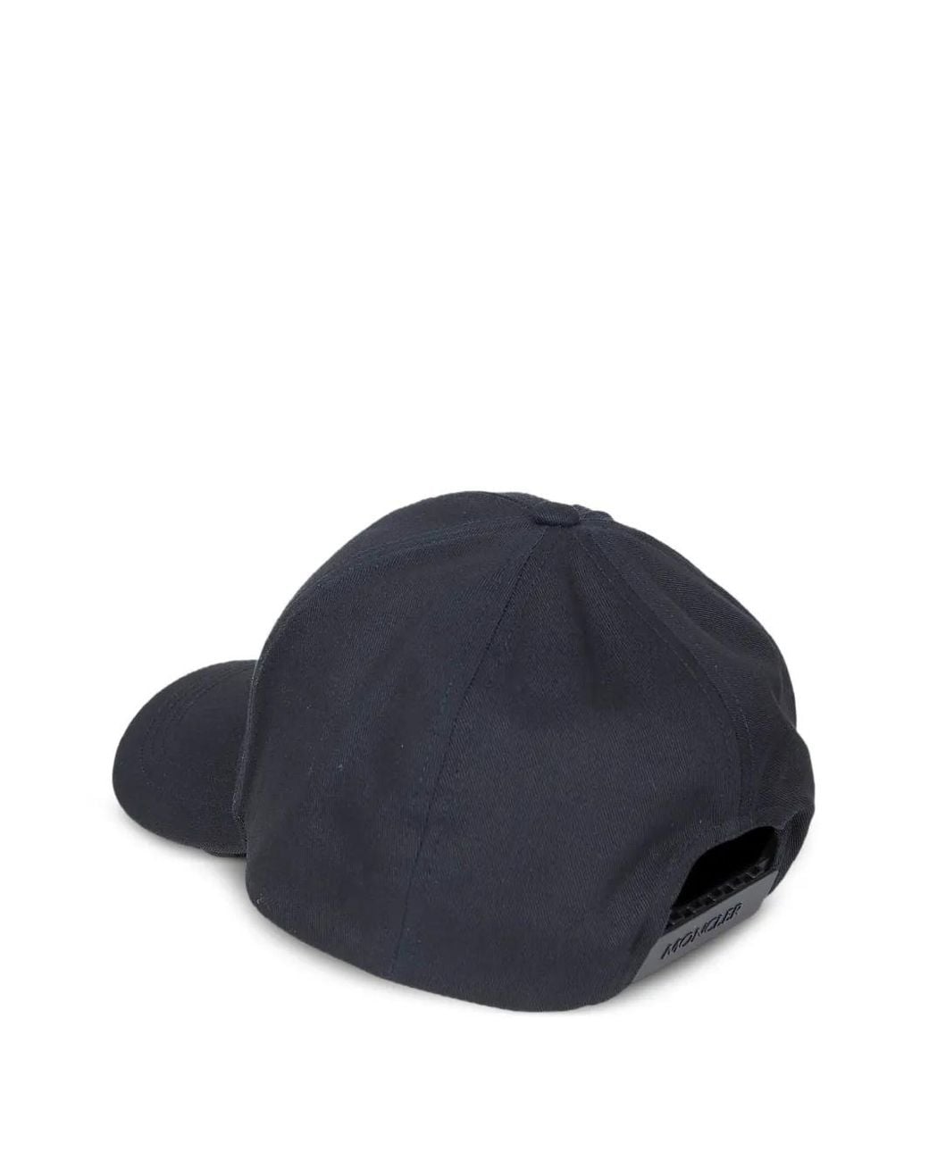 Moncler Blue Logo-Patch Baseball Cap for men