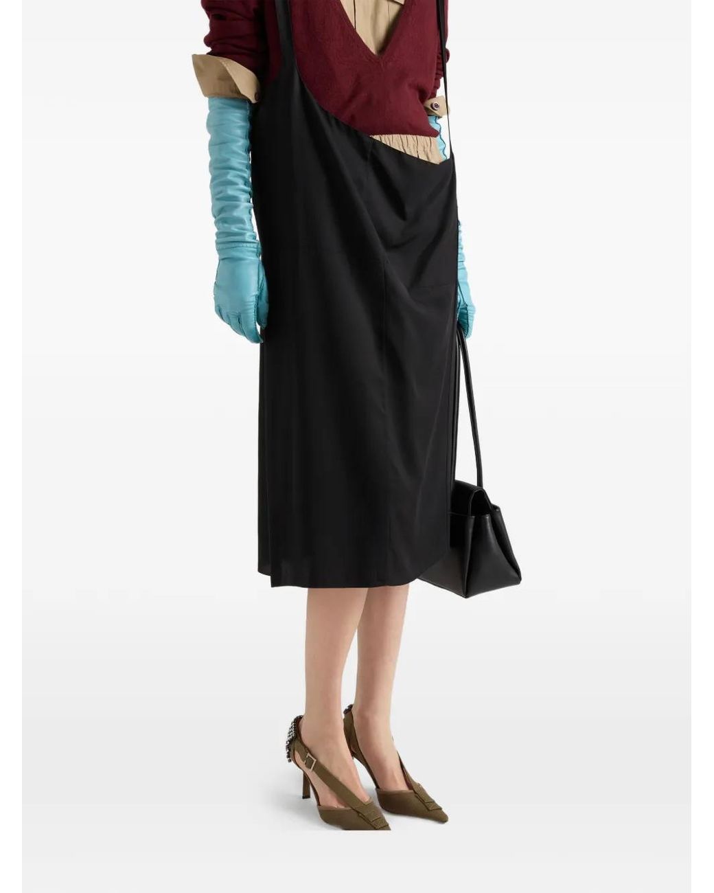 Gonna di Prada in Black
