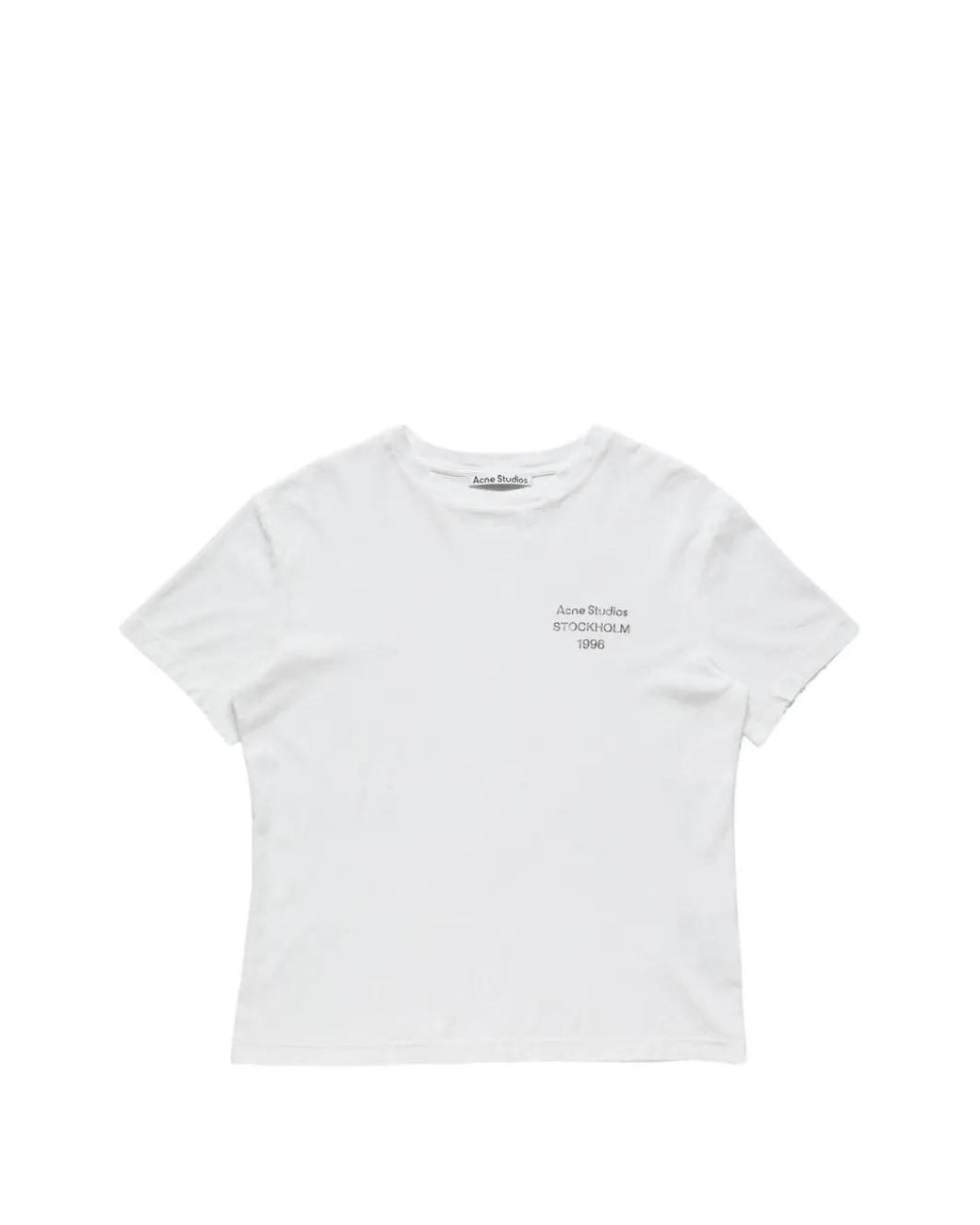 Acne White 1996 Logo T-Shirt