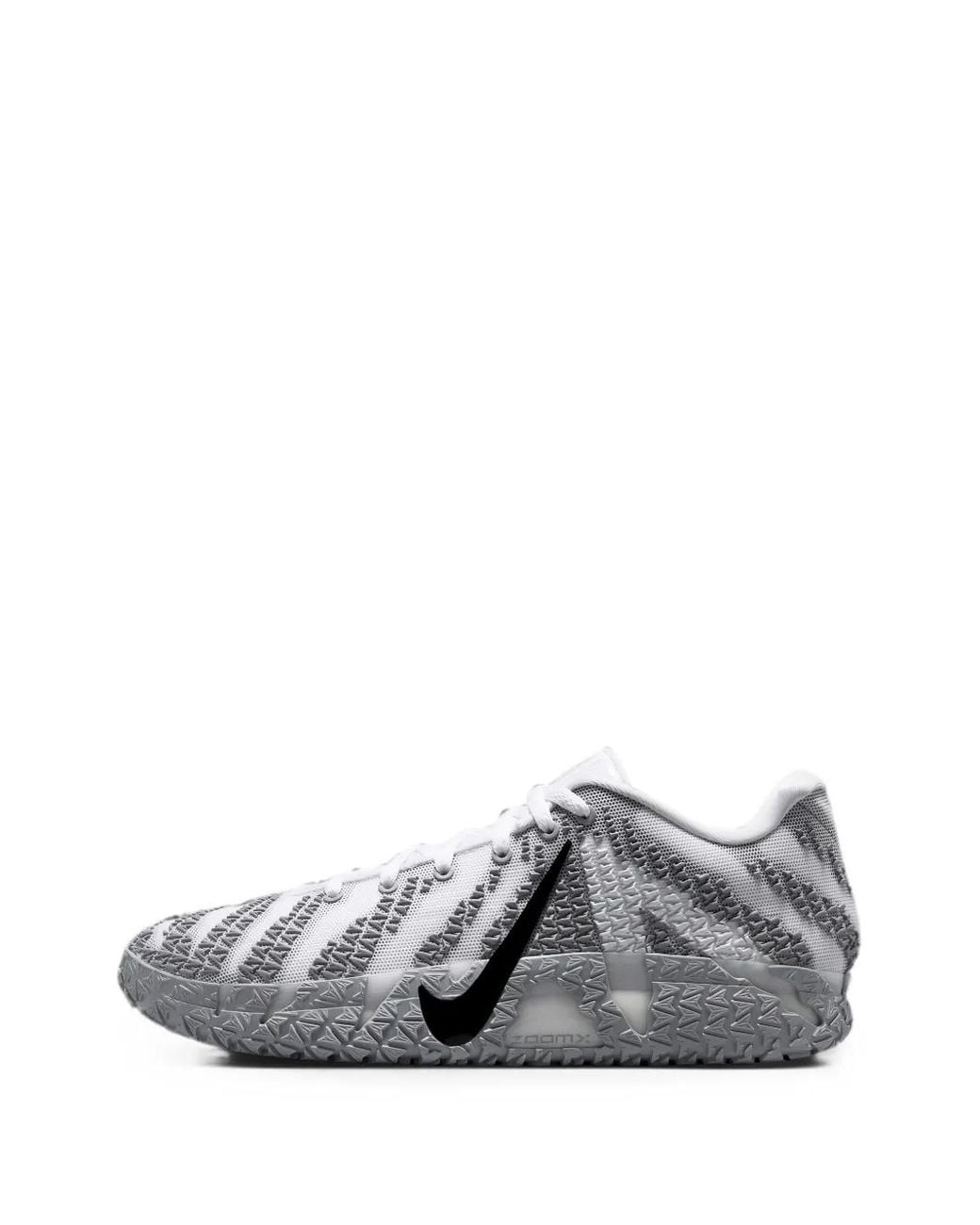 Nike Gray Ja 3 Swoosh-Logo Sneakers for men