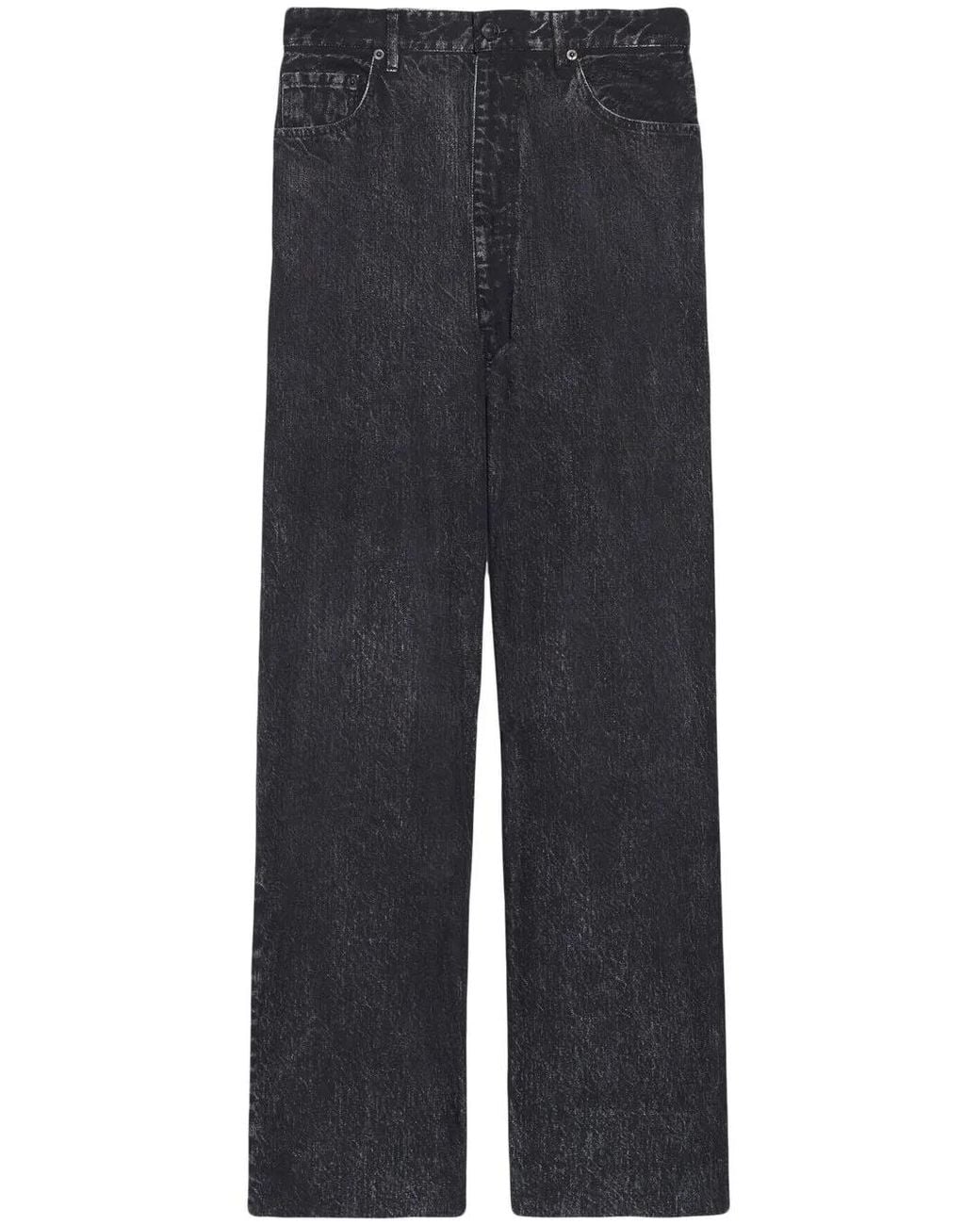 Balenciaga Blue Straight-Leg Jeans for men