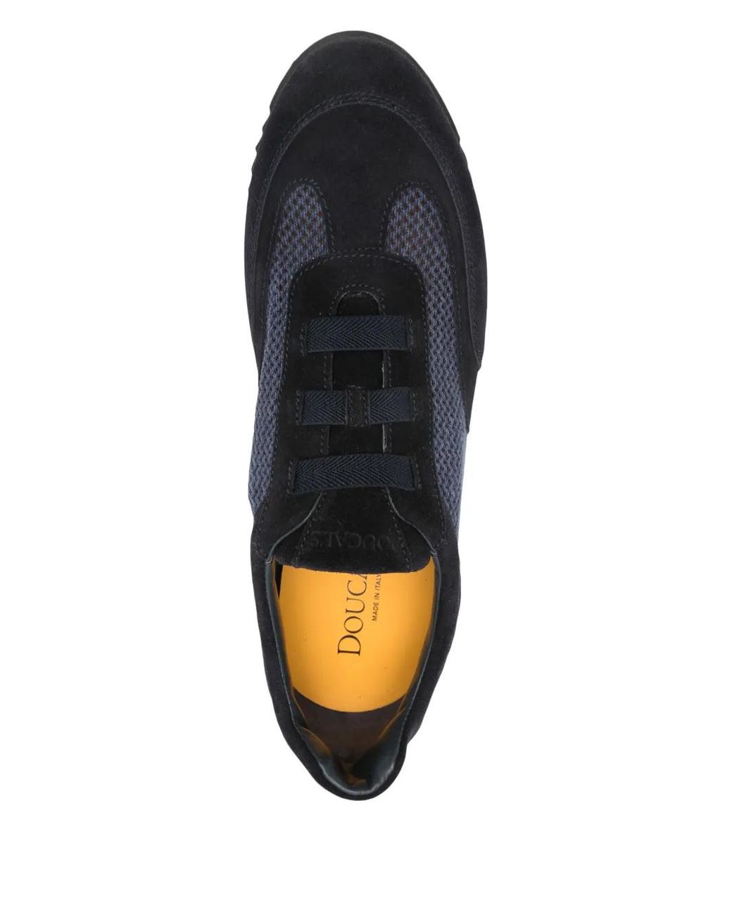 Doucal's Black Panelled Sneakers for men