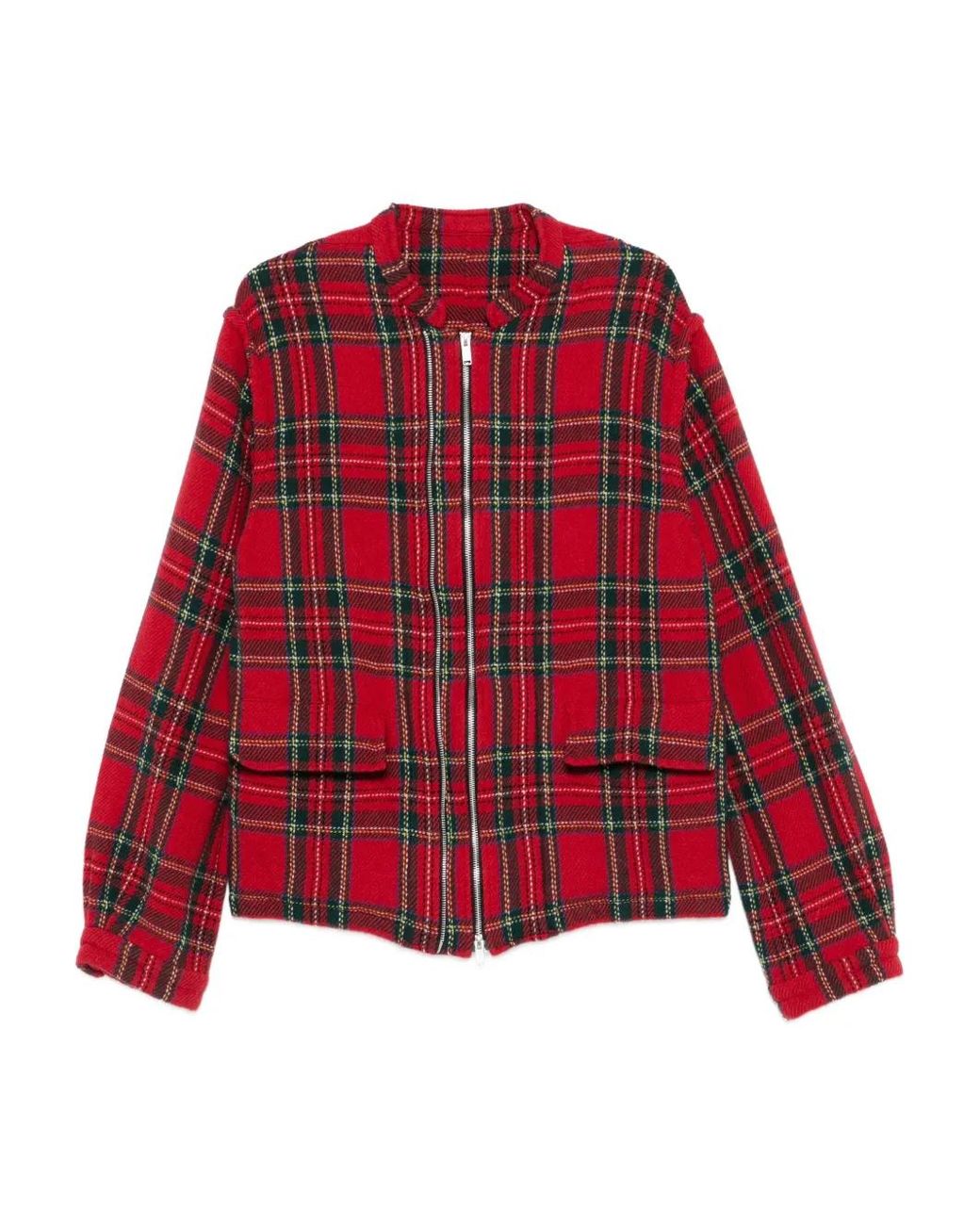 Undercover Red Plaid Jacket for men
