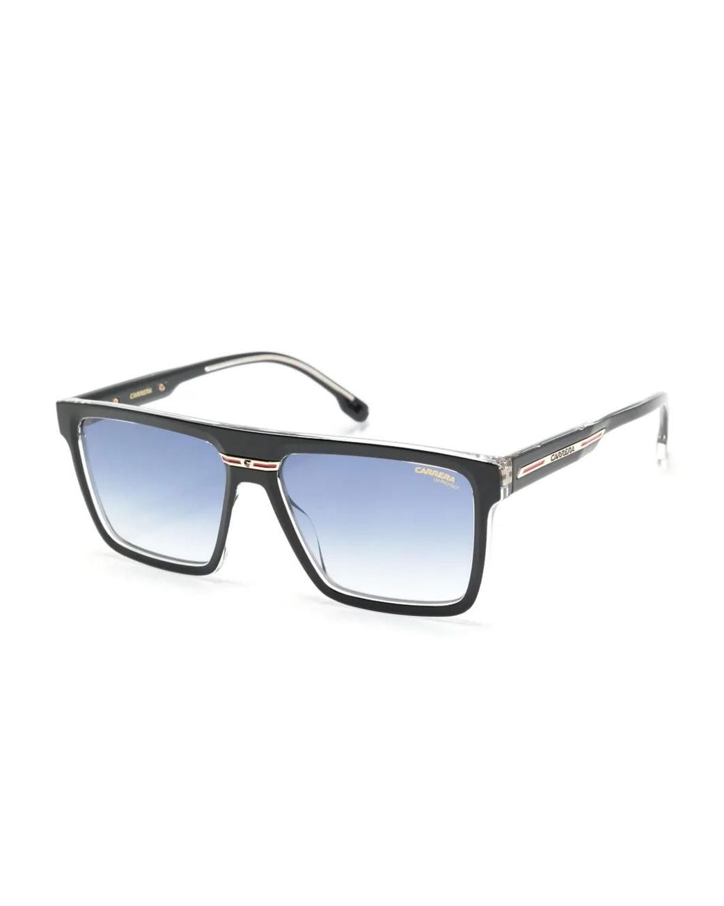 Carrera Blue Rectangle-Frame Sunglasses for men