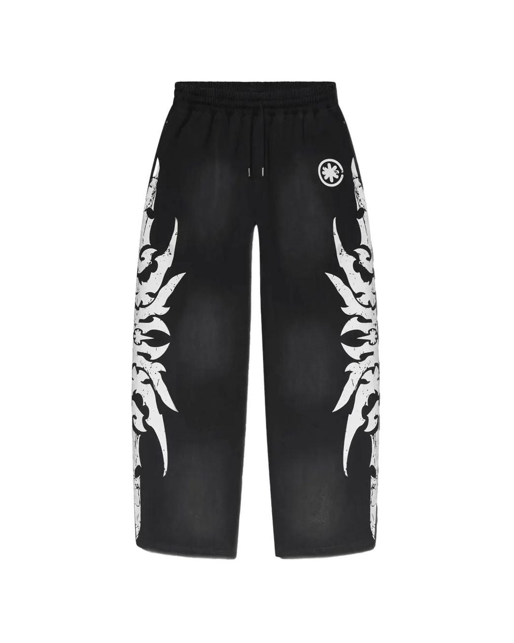 LOSTSHDWS Black Pantalon À Imprimé Graphique for men