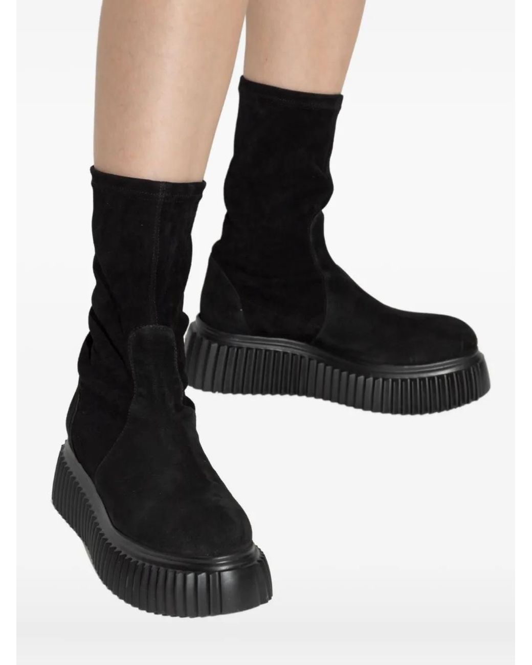 Agl Attilio Giusti Leombruni Black Velour Ankle Boots