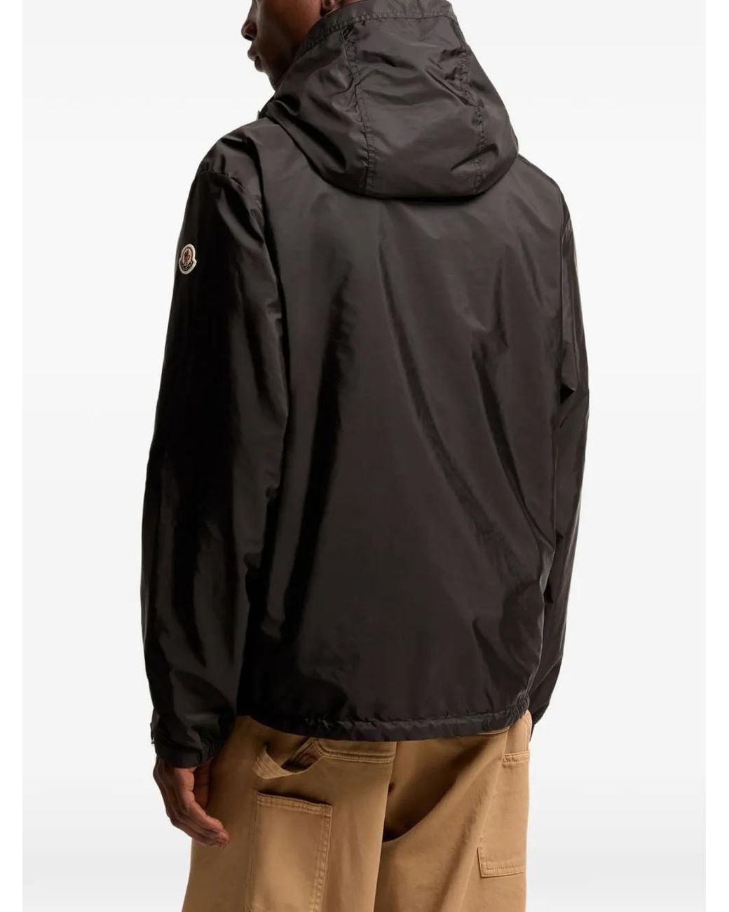 Moncler Black Veste Remoray À Patch Logo for men