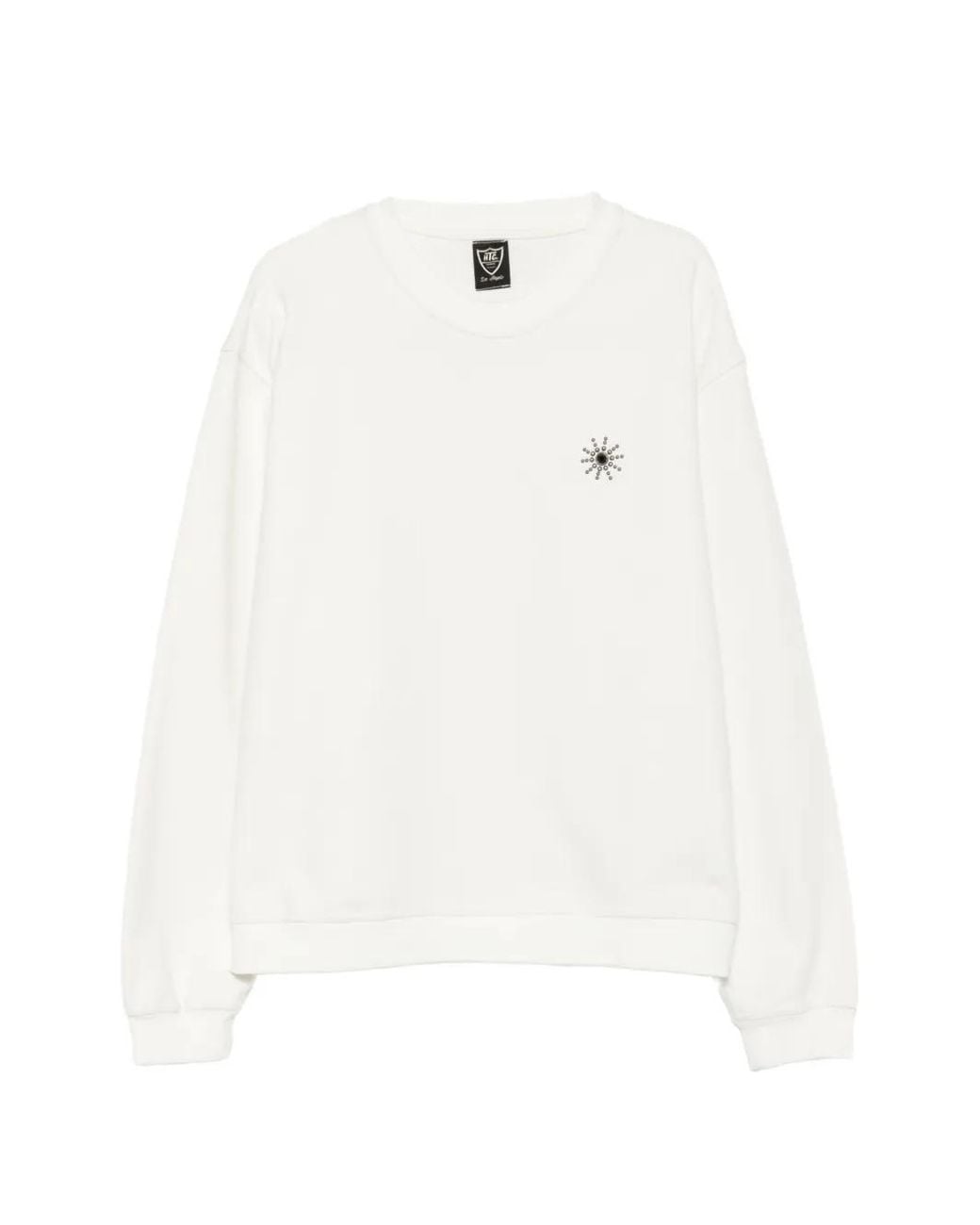 Sudadera Sun Con Apliques HTC de color White