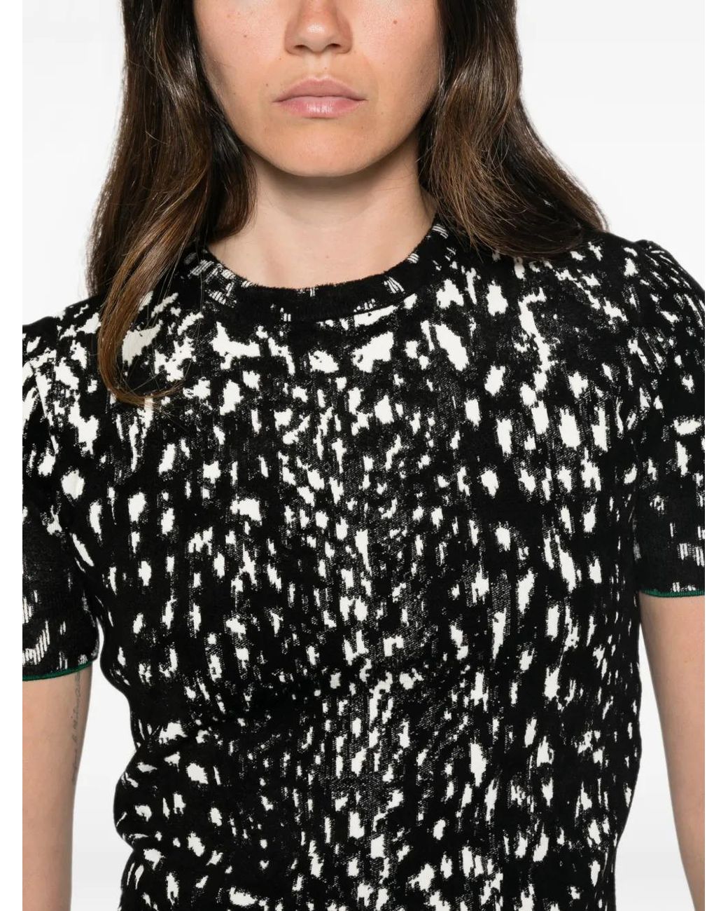 Tom Ford Black Lynx Jacquard Sweater