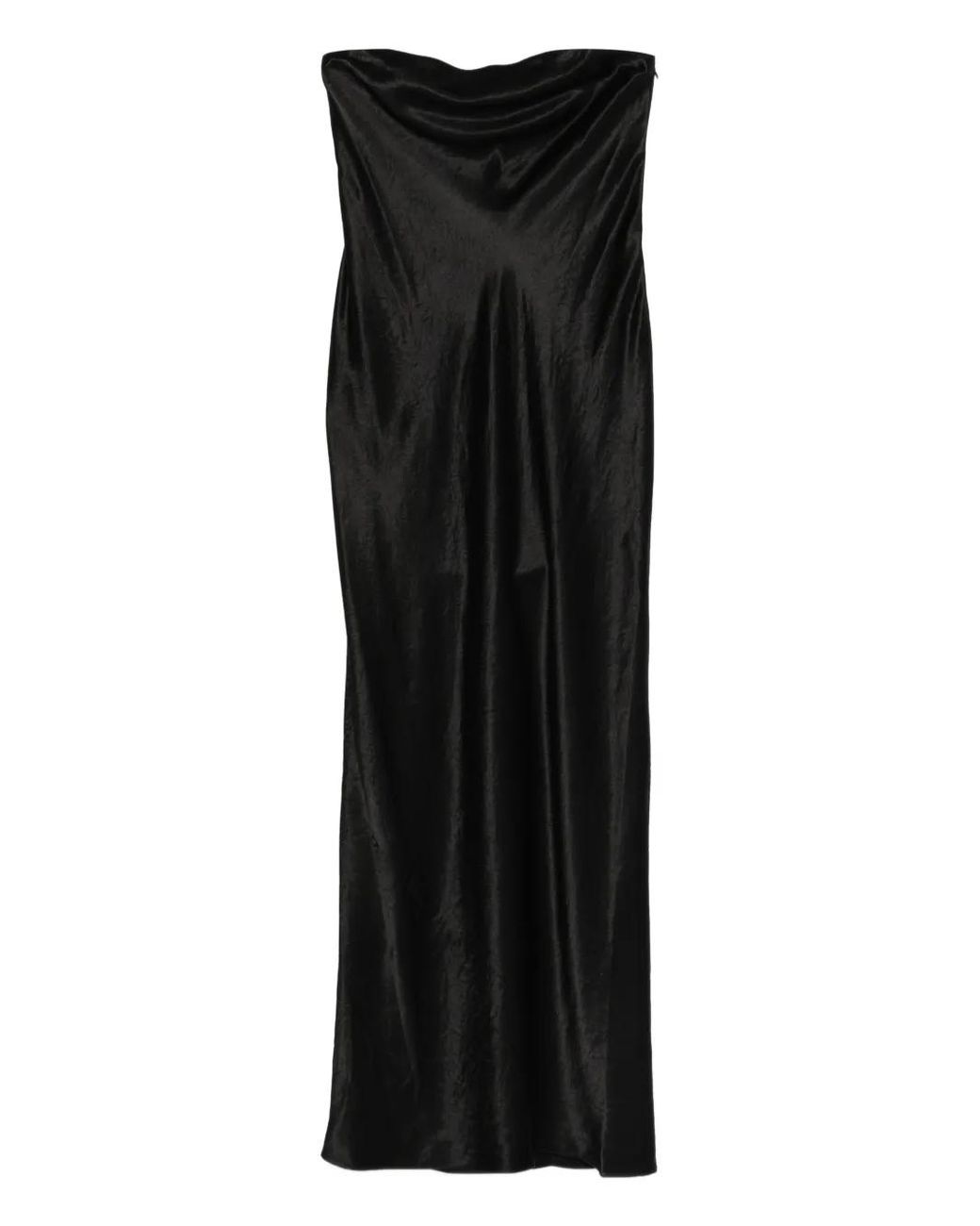 Vince Black Strapless Maxi Dress