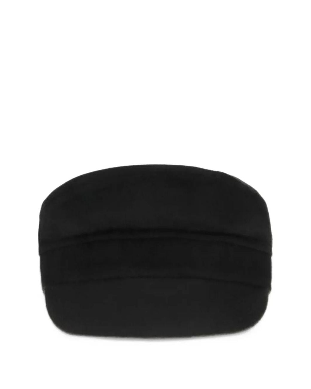 P.A.R.O.S.H. Black Wool Baker Hat