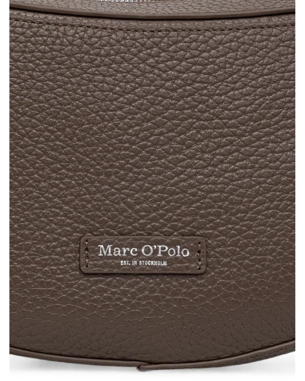 Marc O' Polo Gray Medium Leather Shoulder Bag