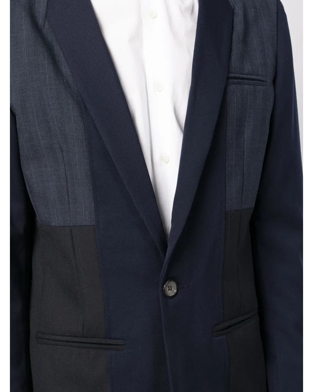 Private Stock Blue The Martel Single-Breasted Blazer for men