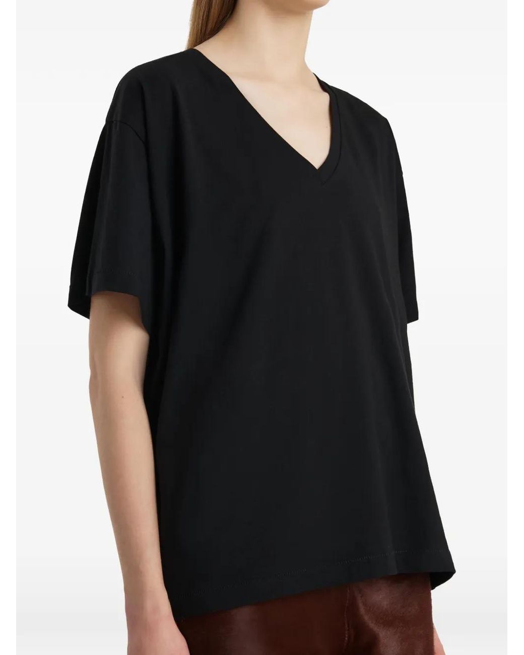 Khaite Black Linda Tshirt