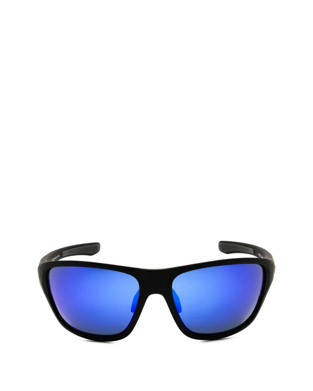 Under Armour Blue Battle/O Rectangle-Frame Sunglasses for men
